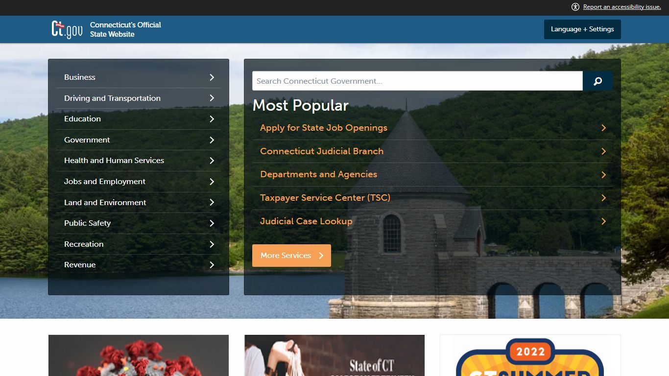 CT.GOV-Connecticut's Official State Website